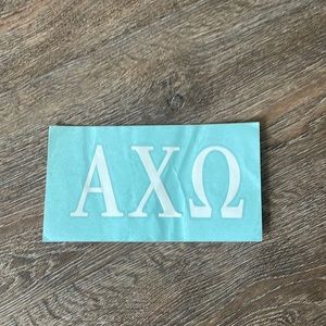 AXO - Alpha Chi Omega Car sticker
